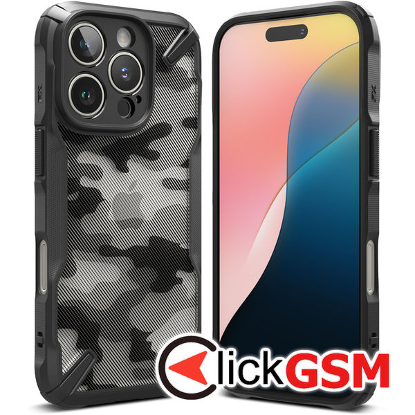 Husa Fusion camoblack Apple iPhone 16 Pro gns