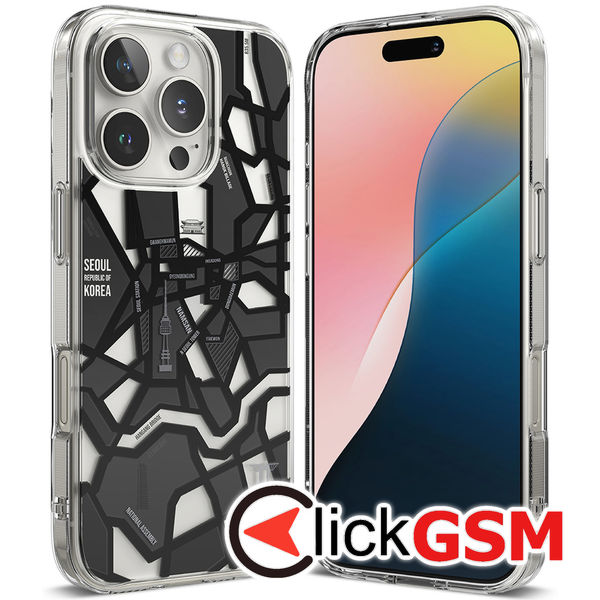 Husa Fusion negru Apple iPhone 16 Pro Max c2x