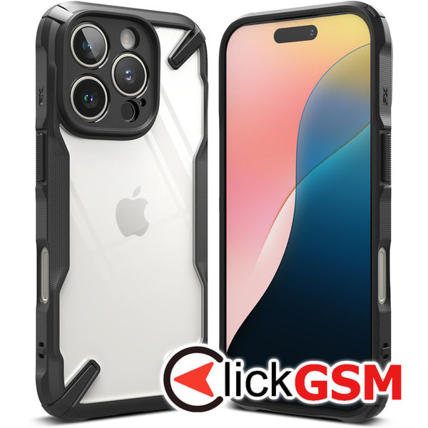 Husa Fusion negru Apple iPhone 16 Pro Max gnb