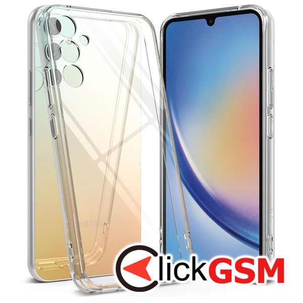 Husa Fusion transparenta Samsung Galaxy A34 5G 52r