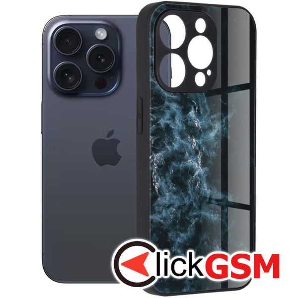 Husa Glaze albastru Apple iPhone 15 Pro 3ob