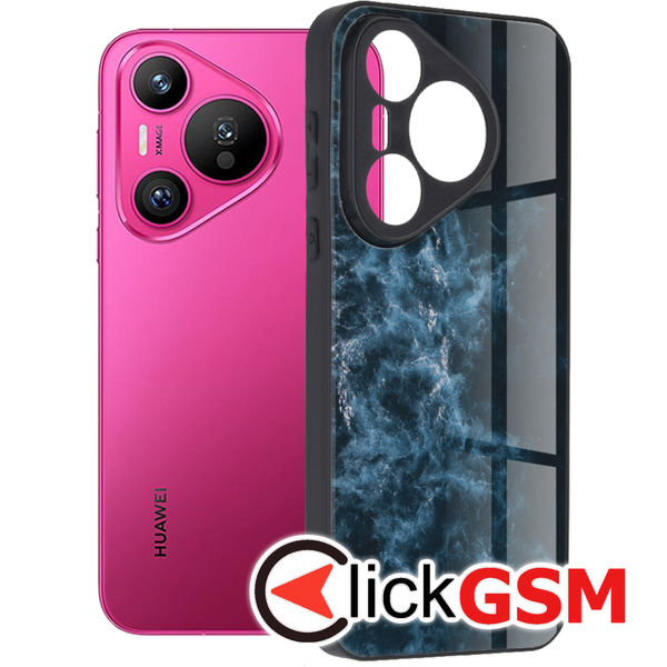 Husa Glaze albastru Huawei Pura 70 edp