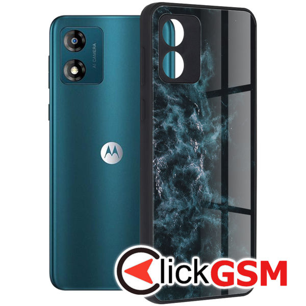 Husa Glaze albastru Motorola Moto E13 426