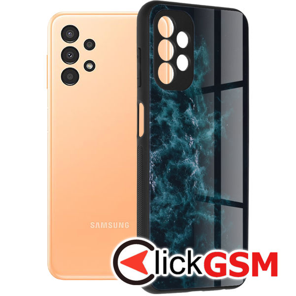 Husa Glaze albastru Samsung Galaxy A13 4G e5x