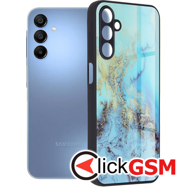 Husa Glaze bleu Samsung Galaxy A15 4wc