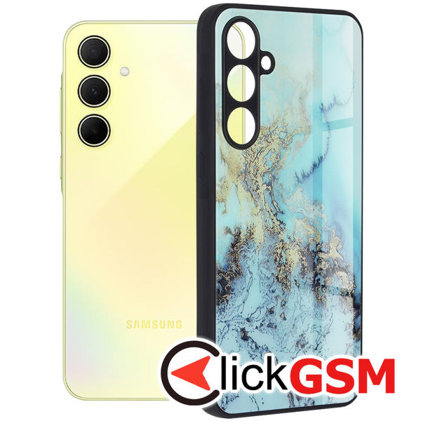 Husa Glaze bleu Samsung Galaxy A35 3sv