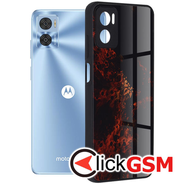 Husa Glaze rosu Motorola Moto E22i 402