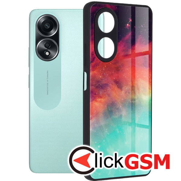 Husa Glaze turcoaz Oppo A58 4G g66