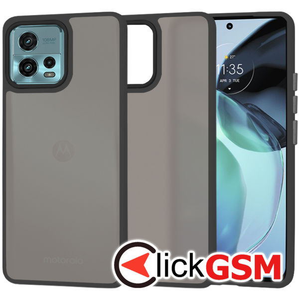 Husa Halo negru Motorola Moto G72 b7h