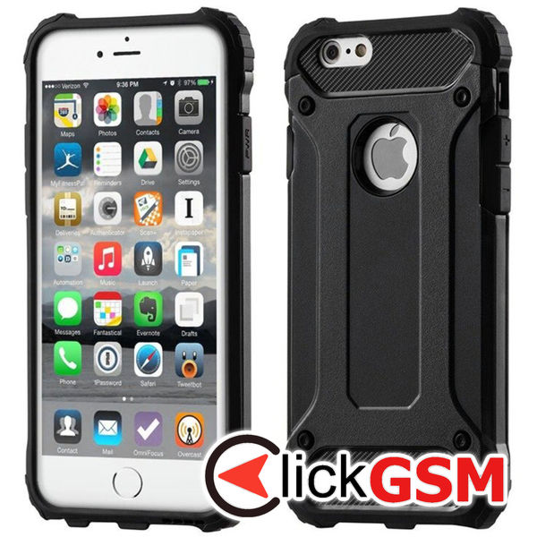 Husa Hybrid Armor negru Apple iPhone 6 71u