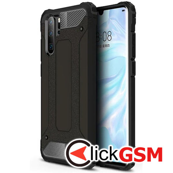 Husa Hybrid Armor negru Huawei P30 Pro 7jr