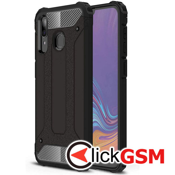 Husa Hybrid Armor negru Samsung Galaxy A20e 4xg