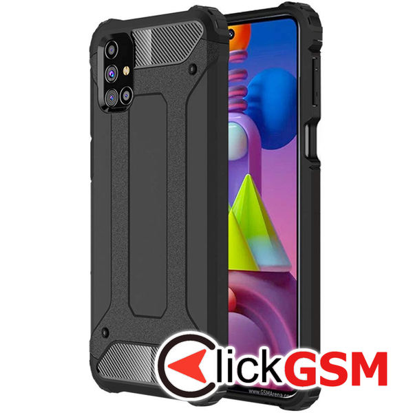 Husa Hybrid Armor negru Samsung Galaxy M51 5c7