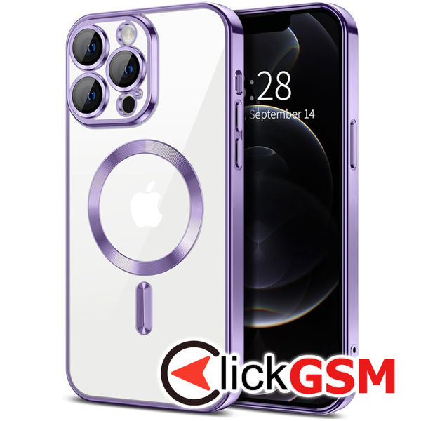 Husa Luxury Crystal mov Apple iPhone 12 Pro 9n6