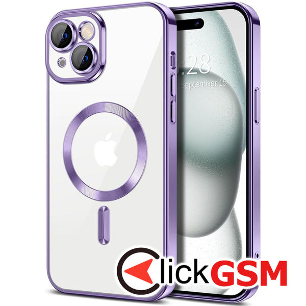 Husa Luxury Crystal mov Apple iPhone 16 gk2