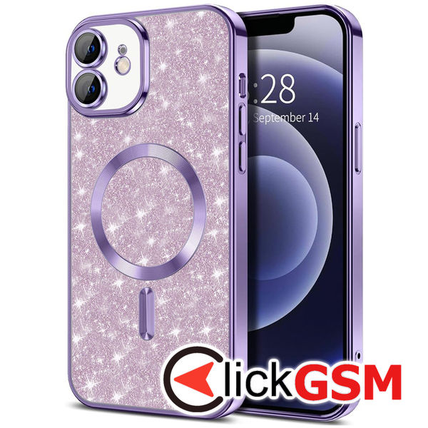 Husa Luxury Crystal movdeschis Apple iPhone 12 ape