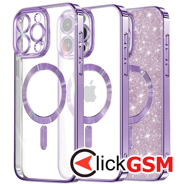 Husa Luxury Crystal movdeschis Apple iPhone 12 Pro app