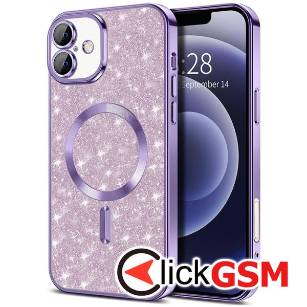 Husa Luxury Crystal movdeschis Apple iPhone 16 gkz