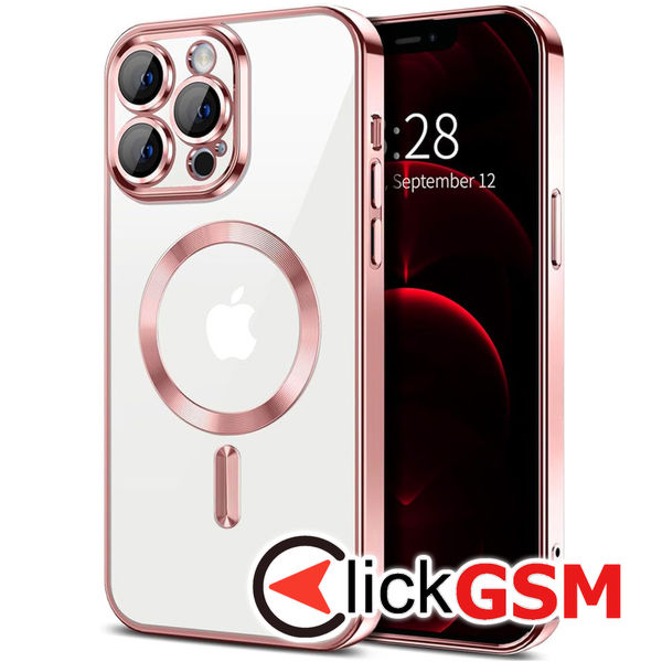 Husa Luxury Crystal roz Apple iPhone 12 Pro Max a8a