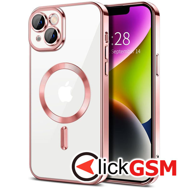 Husa Luxury Crystal roz Apple iPhone 14 a8s