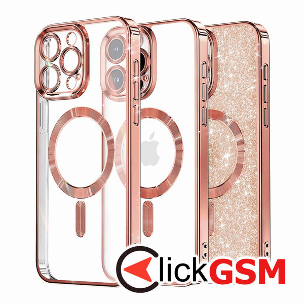 Husa Luxury Crystal rozauriu Apple iPhone 13 Pro bx4