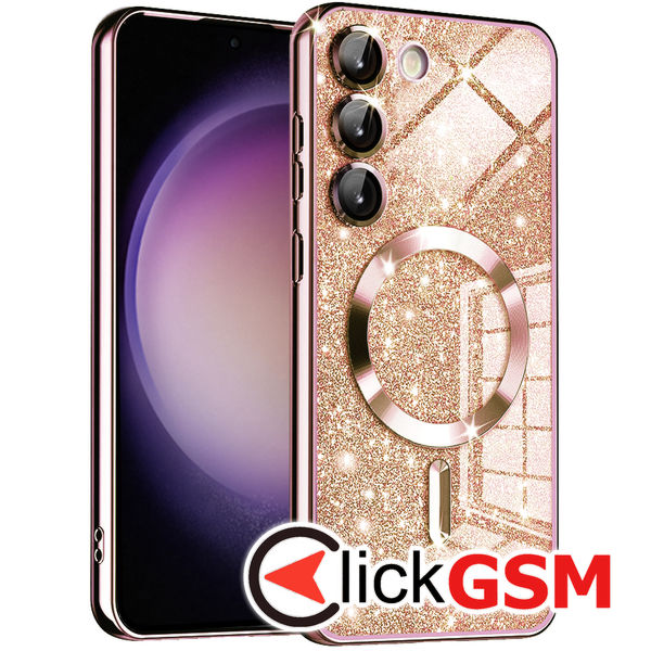 Husa Luxury Crystal rozauriu Samsung Galaxy S23 asz