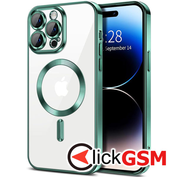 Husa Luxury Crystal verdedeschis Apple iPhone 15 Pro Max a9z