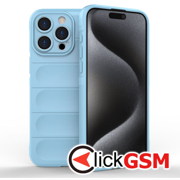 Husa Magic Shield bleu Apple iPhone 15 Pro Max 71n