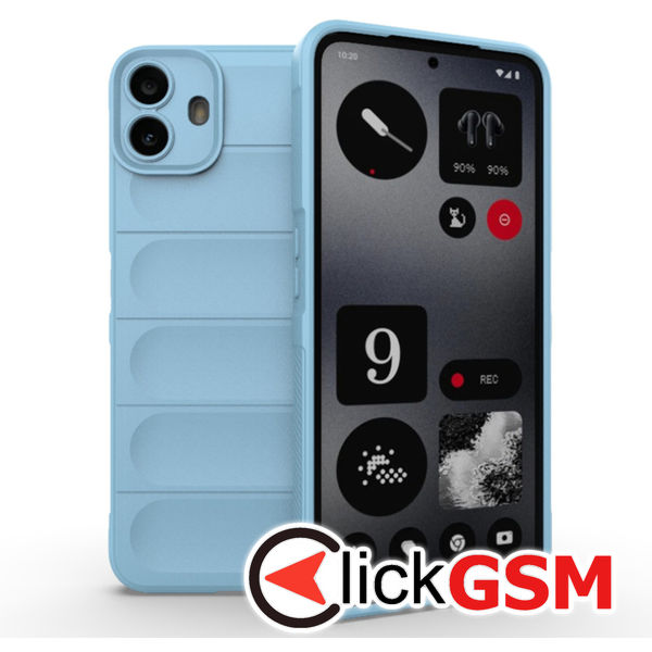 Husa Magic Shield bleu Nothing Phone 1 fvv