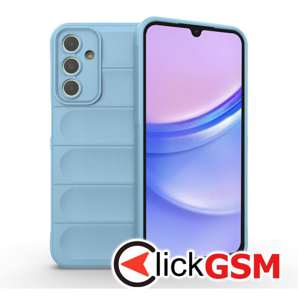 Husa Magic Shield bleu Samsung Galaxy A15 5G 4xa