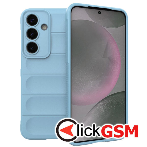 Husa Magic Shield bleu Samsung Galaxy S25+ 6i8