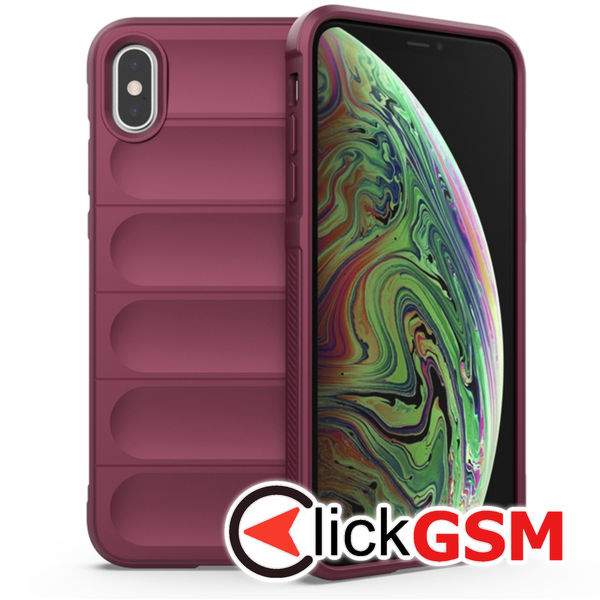 Husa Magic Shield bordo Apple iPhone XS Max 749