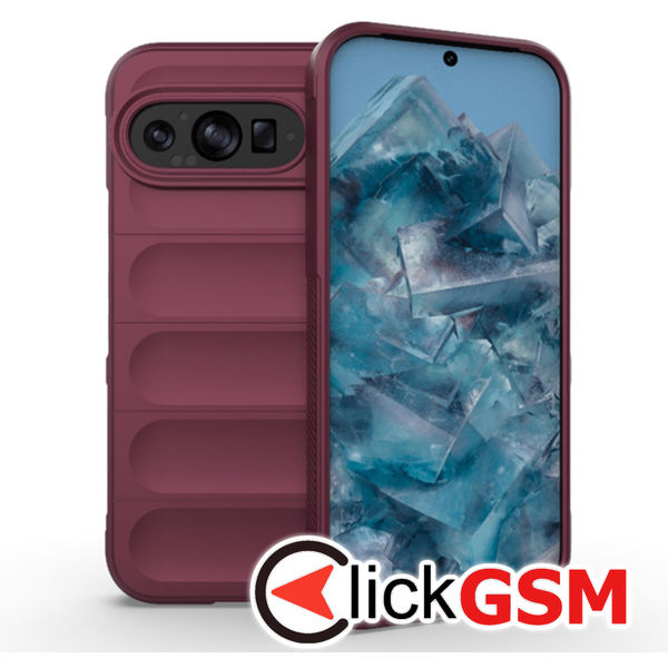 Accesoriu Husa Magic Shield Bordo Google Pixel 9 Pro