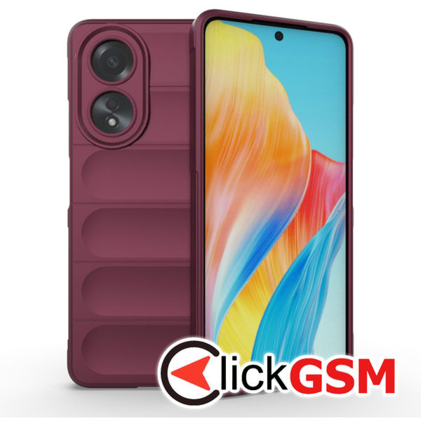 Husa Magic Shield bordo Oppo A58 4G 85s