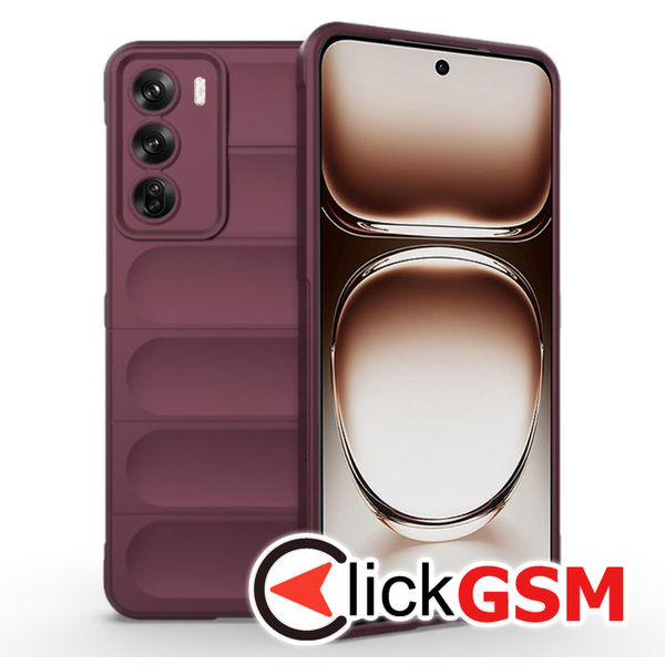 Husa Magic Shield bordo Oppo Reno12 Pro egs