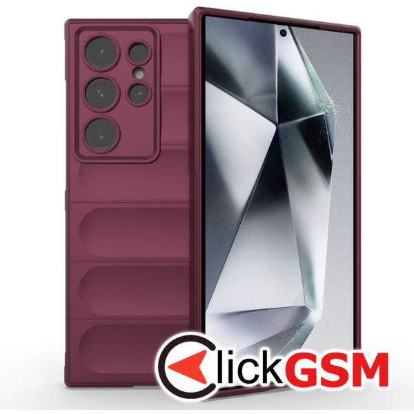 Husa Magic Shield bordo Samsung Galaxy S24 Ultra 5zf