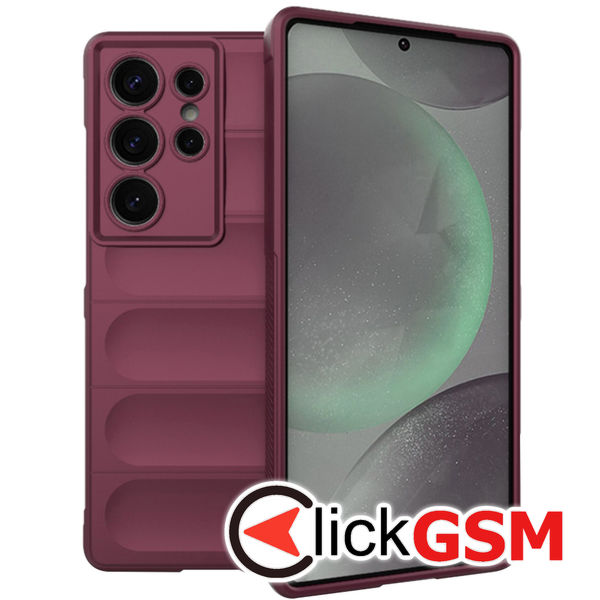 Husa Magic Shield bordo Samsung Galaxy S25 Ultra 6ij