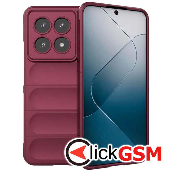 Husa Magic Shield bordo Xiaomi 14T Pro bv5