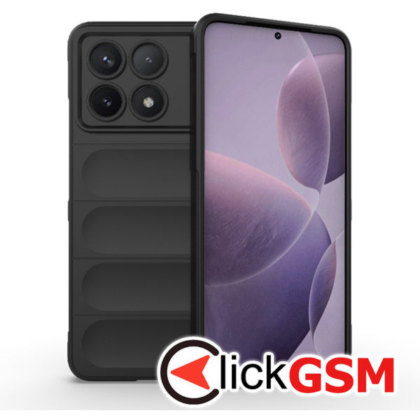 Husa Magic Shield negru Xiaomi POCO F6 Pro em3