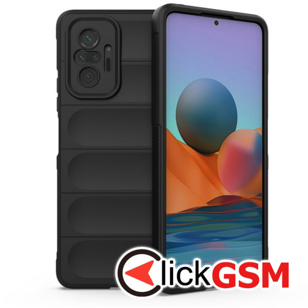 Husa Magic Shield negru Xiaomi Redmi Note 10 Pro Max 7va