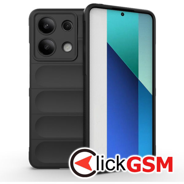 Husa Magic Shield negru Xiaomi Redmi Note 13 4G 7xj