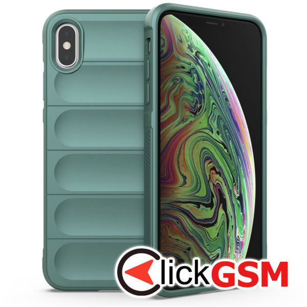 Husa Magic Shield verde Apple iPhone XS Max 746