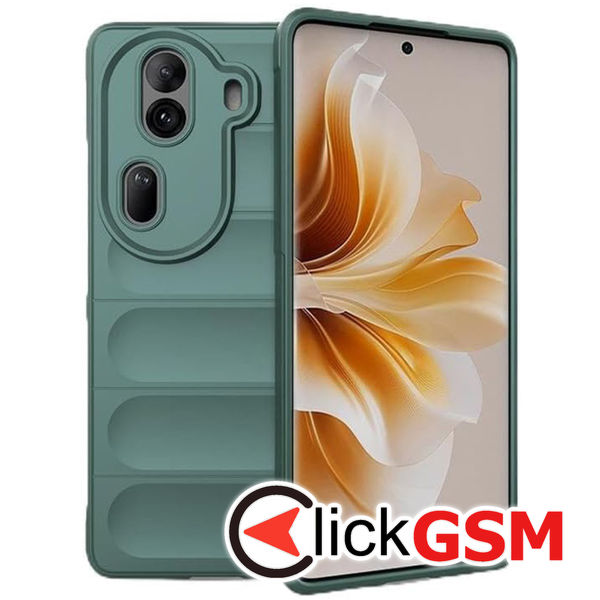 Husa Magic Shield verde Oppo Reno11 Pro amf