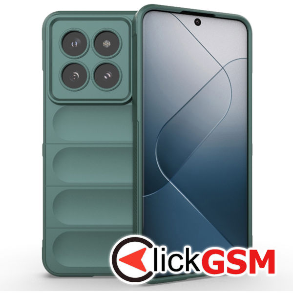 Husa Magic Shield verde Xiaomi 14 Pro 60a