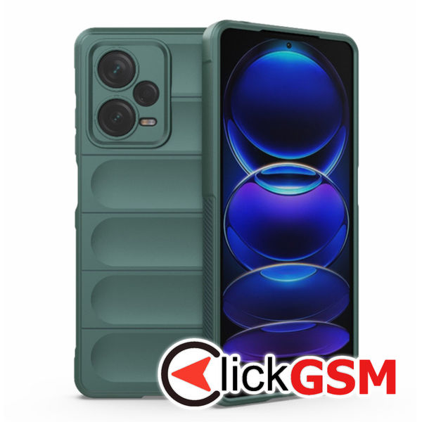 Husa Magic Shield verde Xiaomi Redmi Note 12 Pro 5G 7wi