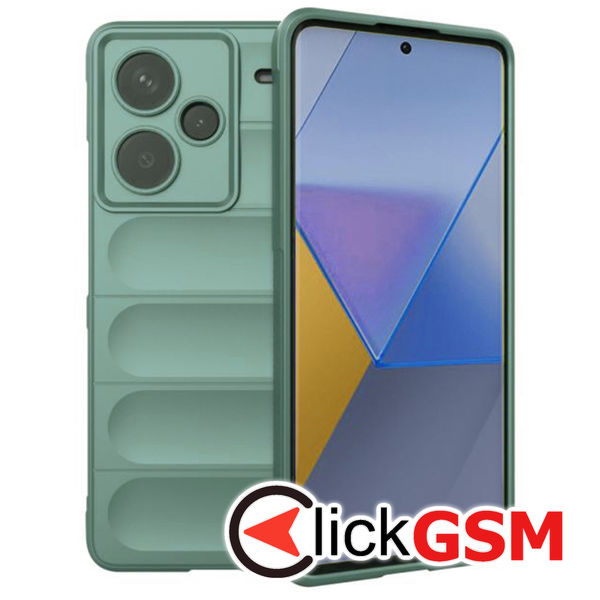 Husa Magic Shield verde Xiaomi Redmi Note 13 Pro+ 7zp