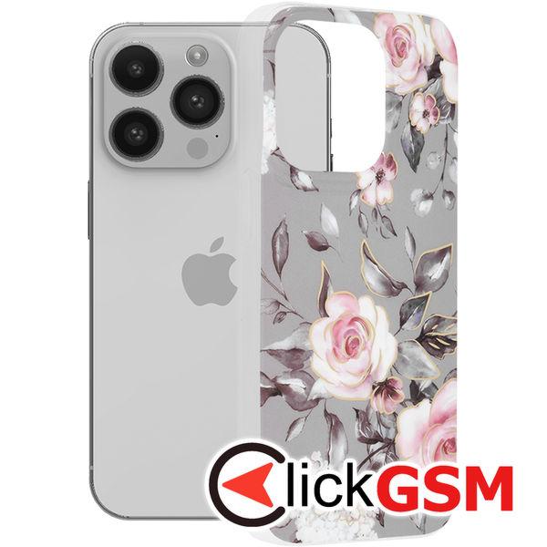 Husa Marble gri Apple iPhone 14 Pro 6lk