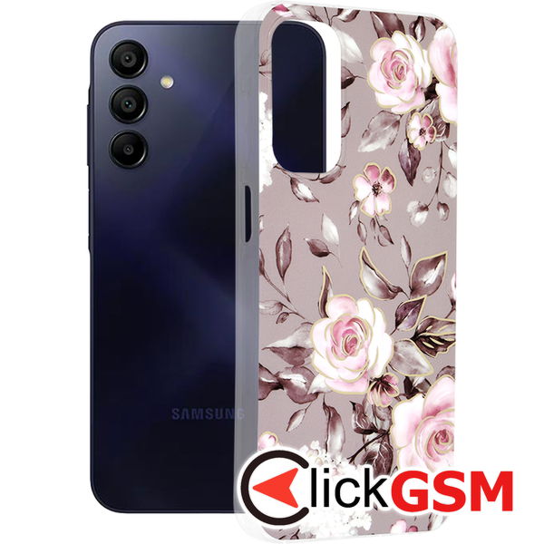 Accesoriu Husa Marble Gri Samsung Galaxy A15 5G