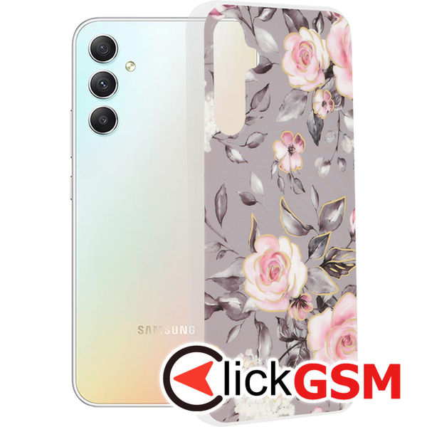 Husa Marble gri Samsung Galaxy A34 5G 52j