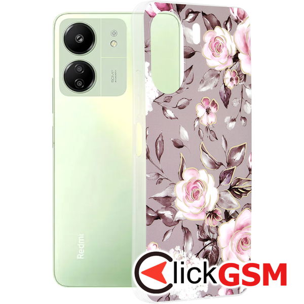 Husa Marble gri Xiaomi POCO C65 7mo